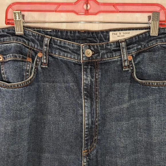 Rag & Bone Jeans "Casey High-Rise Ankle Flare" Dark Wash size 33